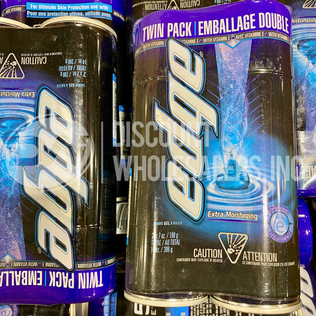 Edge Shave Gel Extra Moisturizing Twin Pack 2x7 Oz. (50 Pcs Lot)