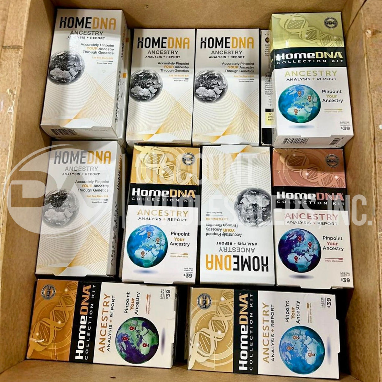 DDC HomeDNA Collection Kit Ancestry Analysis Report HOME Lab Fee (270 Pcs Lot)