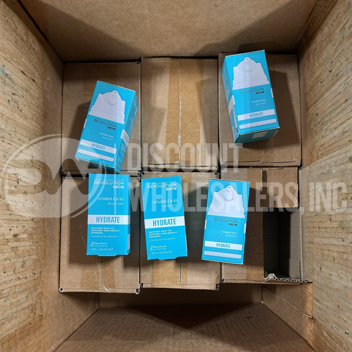 Revolution Skin Vitamin E & B3 Moisturiser Hydrate (72 Pcs Lot)