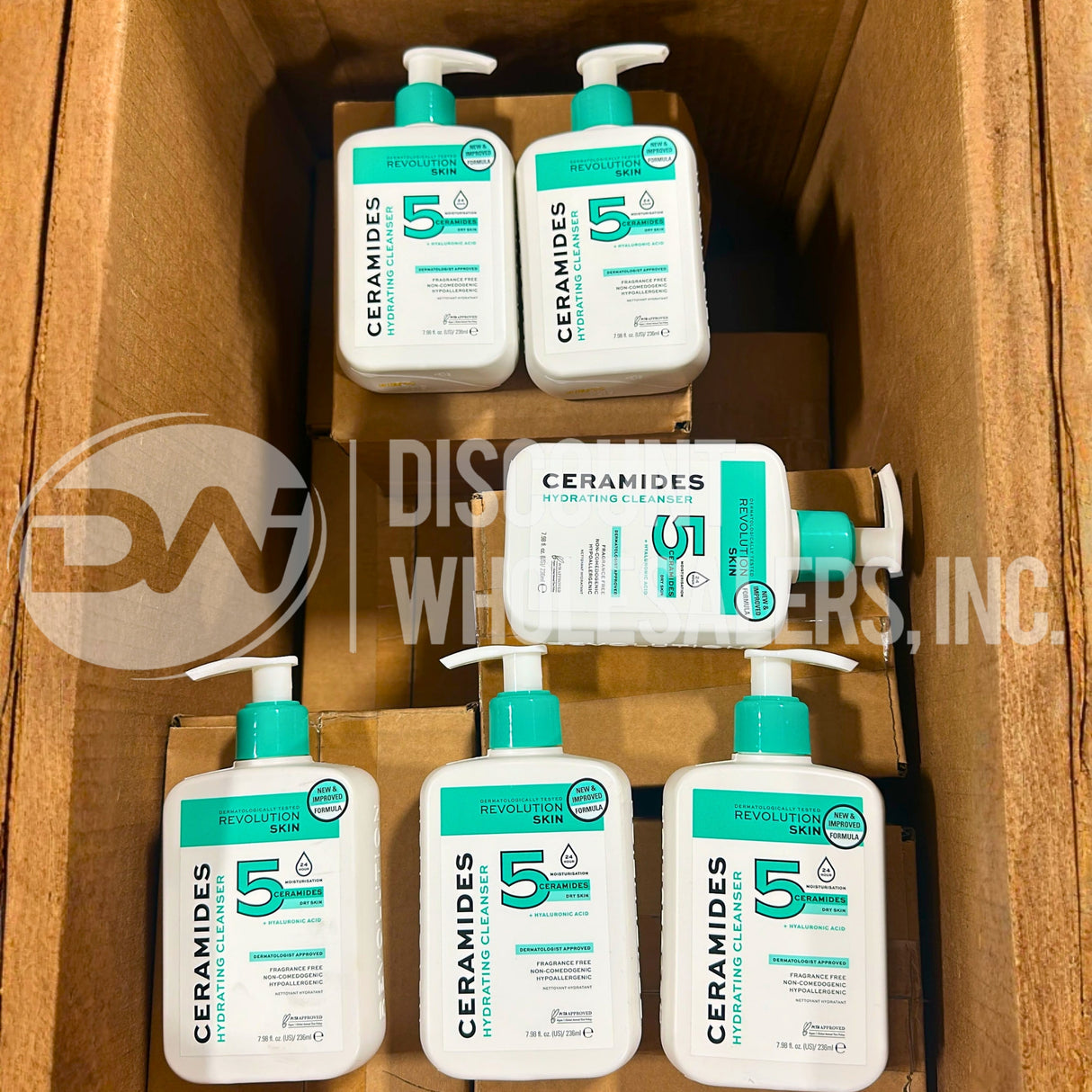 Revolution Skincare Ceramides Hydrating Cleanser 7.98 fl (60 Pcs Lot)
