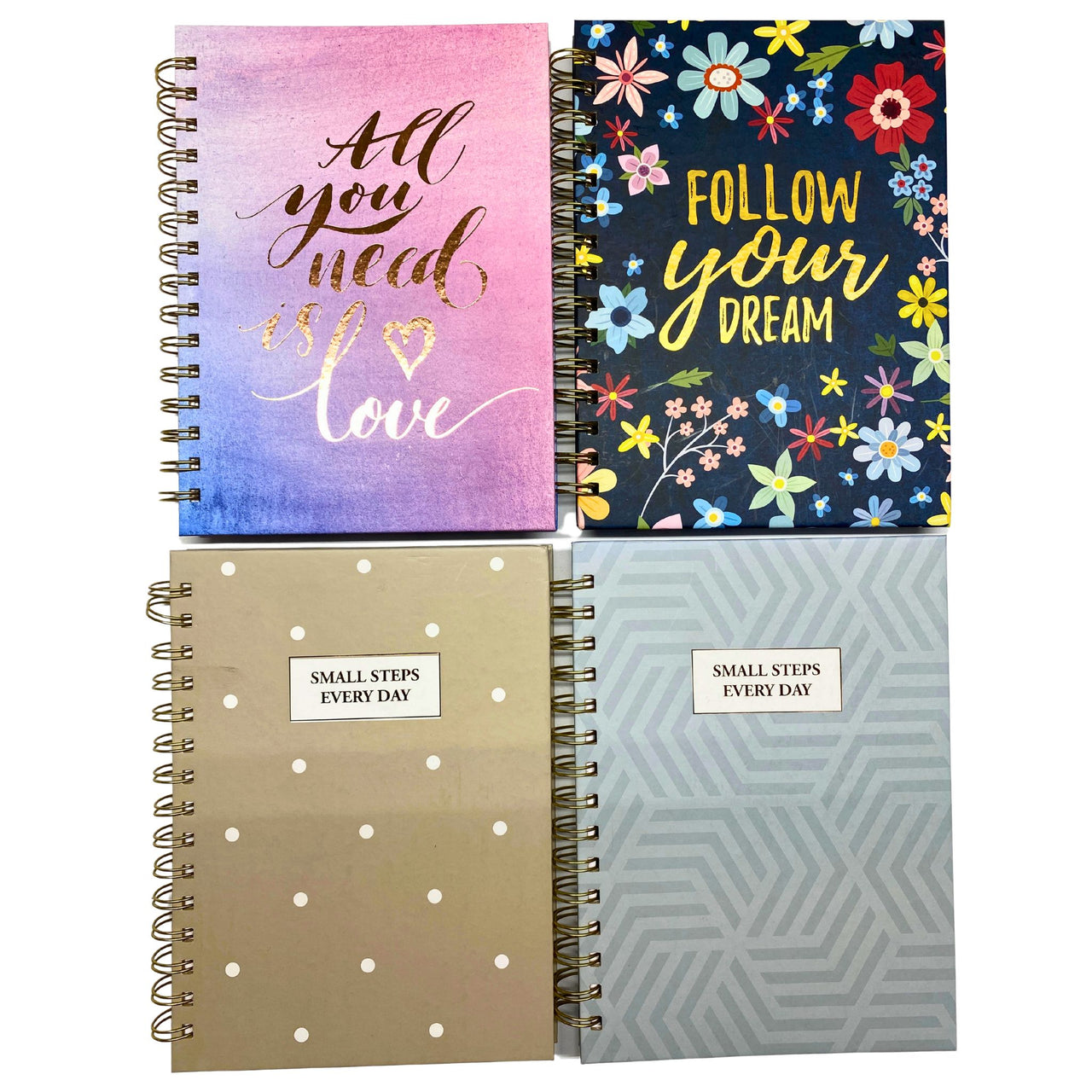 PlanAhead and Caliber Spiral Notebook Different Colors and Design