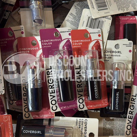 Covergirl Continuous Color Lipsticks 3 Different Shades (100 Pcs Lot)