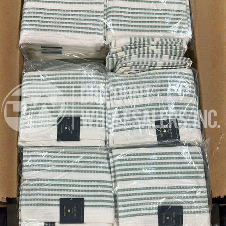 Modavari Waffle Hand Towel Blue Surf (114 Pcs Lot)