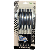 Zebra Z-Grip Flight Black Pen 1.2mm Bold Point 5 Ballpoint Pen Super Smooth 