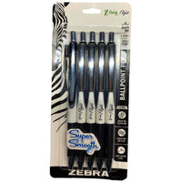 Thumbnail for Zebra Z-Grip Flight Black Pen 1.2mm Bold Point 5 Ballpoint Pen Super Smooth 