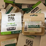 Bull Dog Skincare for Men Original Steel Blades 4x 5-Blades Cartridges (100 Pcs Lot)