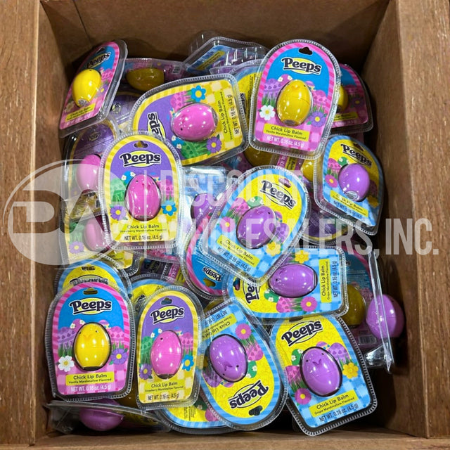 Peeps Chick Lip Balm Mix Different Flavors 0.16 oz (140 Pcs Lot)