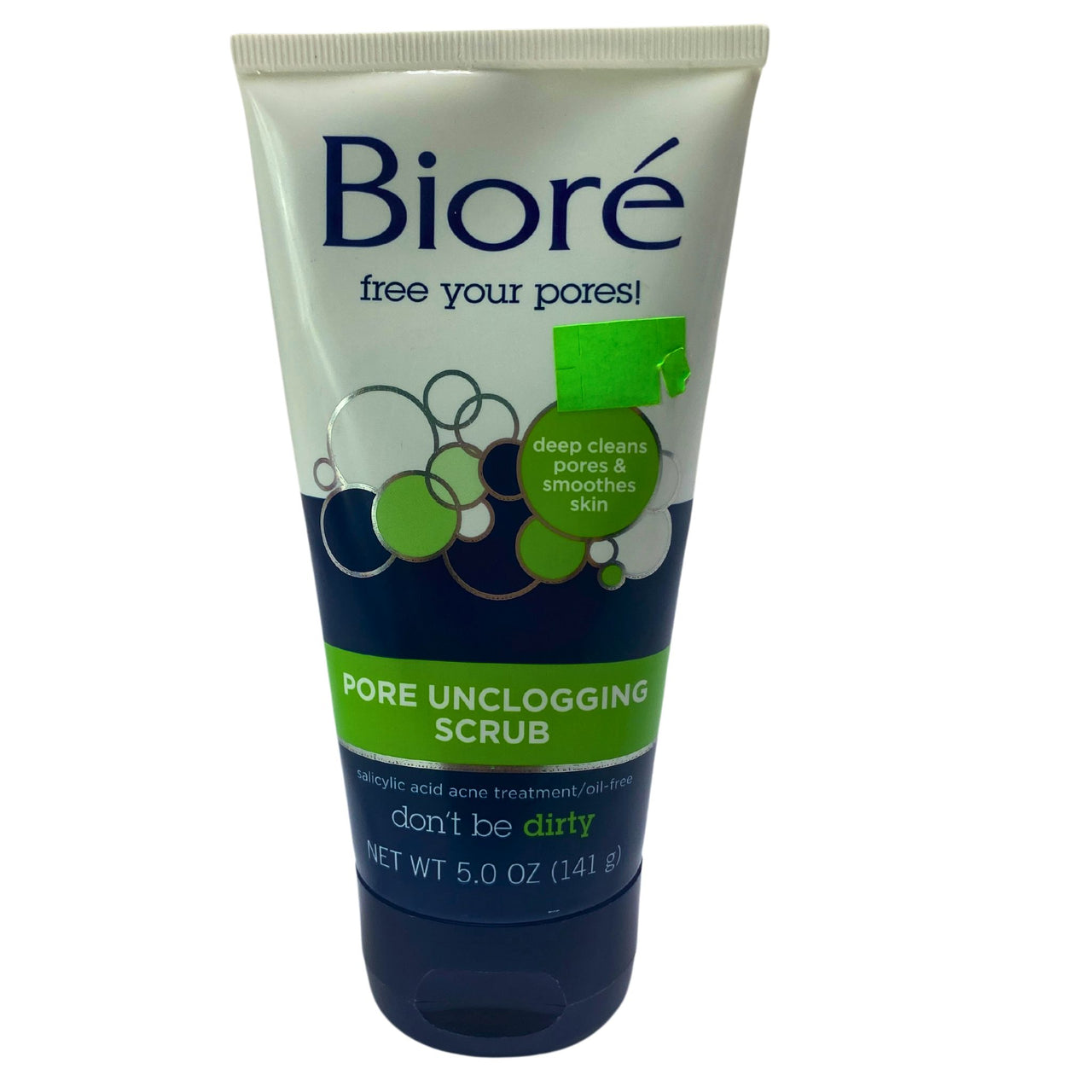 Biore Pore Unclogging Scrub, Salicylic Acid, Oil-Free, 5oz