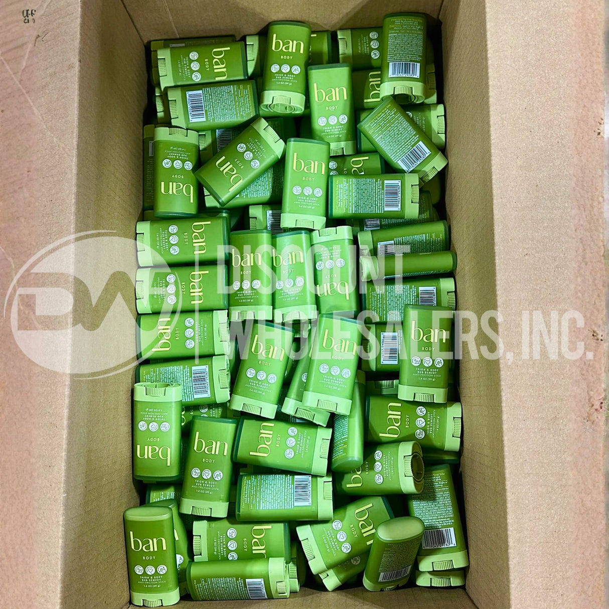 Ban Body Thigh & Body Rub Remedy Anti-Friction Stick 1.4oz. (232 Pcs Lot)