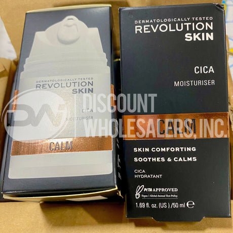 Revolution Skin Cica Moisturiser Soothes & Calms 1.69 Fl. (48 Pcs Lot)