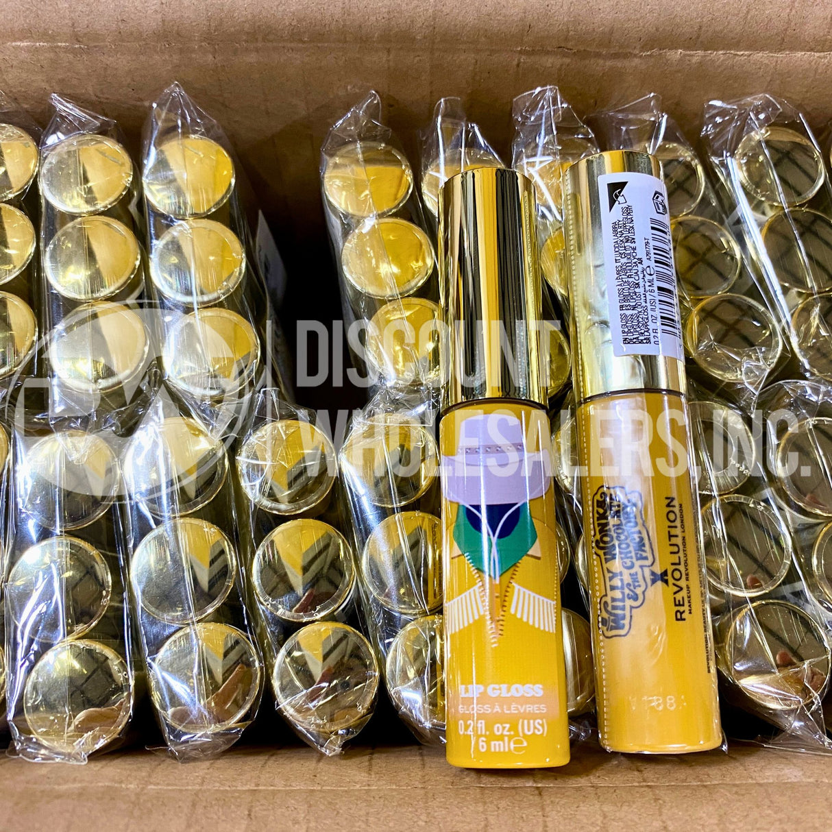 Revolution x Willy Wonka & The Chocolate Factory Lip Gloss Collection (72 Pcs Lot)