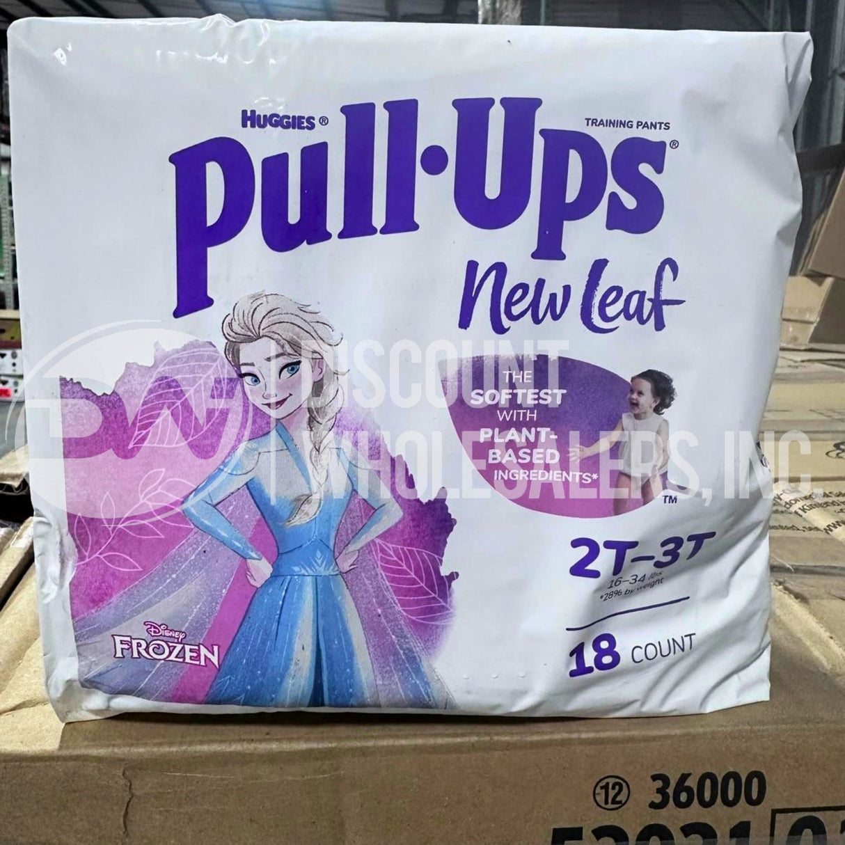 Huggies Pull-Ups New Leaf 2t-3t 16-34 lbs, 18 Count (240 Pcs Per Pallet)