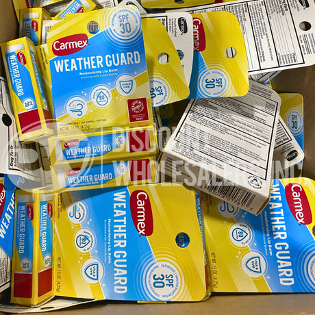Carmex All Weather Moisturizing Lip Balm - SPF 30, 0.15 Oz (110 Pcs Lot)