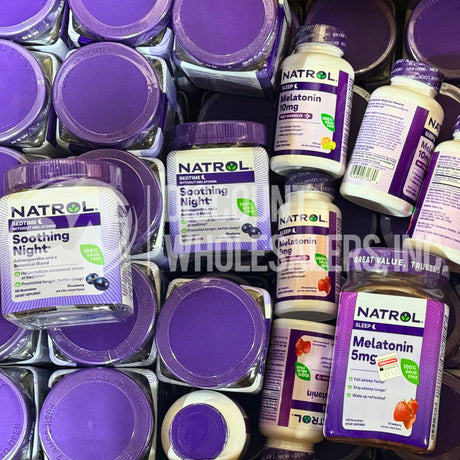 Natrol Assorted Different Sizes Tablets and Gummies (50 Pcs Lot)