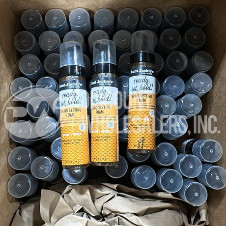 Aunt Jackie's Curls & Coils 8.5oz Ready, Set, Hold! Braid Setting Foam 8.5FL (86 Pcs Lot)