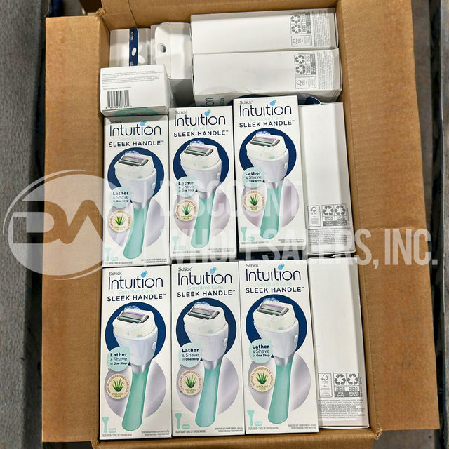 Schick Intuition Sensitive Care Sleek Handle Women's Razor With Travel Cap (226 Pcs Lot)