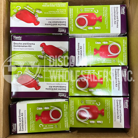 Comfortable Douche and Enema Kit - 1.75 QT Capacity for Effective Cleansing (60 Pcs Lot)