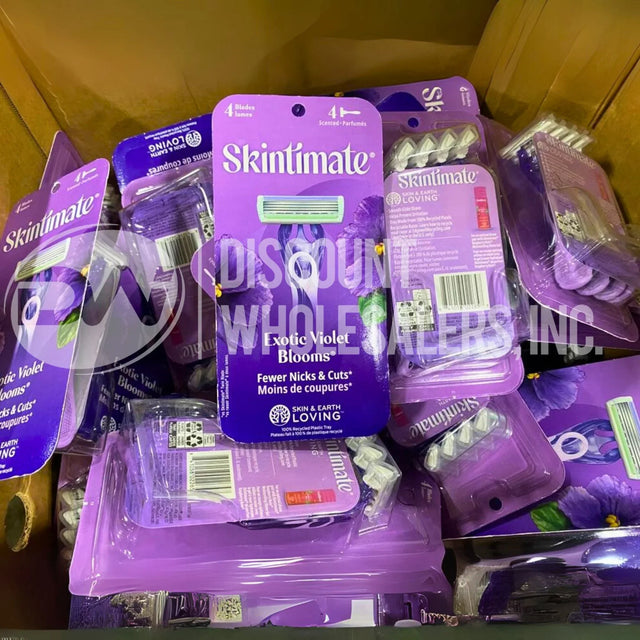 Skintimate Violet Blooms 4 Scented Blades (50 Pcs Lot)