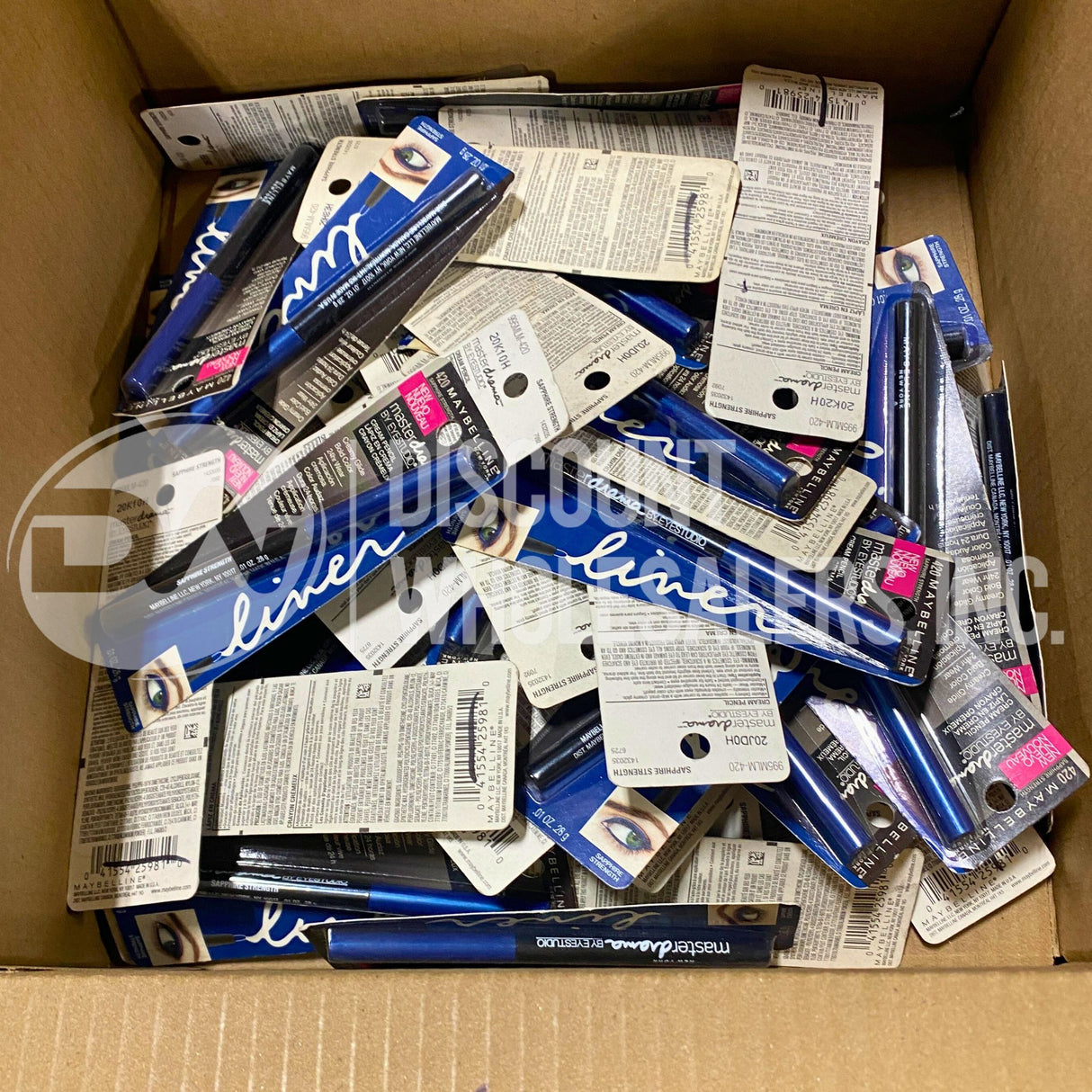 Maybelline #420 Sapphire Strength Master Drama Cream Pencil (55 Pcs Lot)