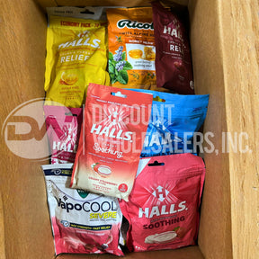 Ricola, Vicks, Halls Mezcla de pastillas para la tos y la garganta, diferentes tamaños (lote de 75 piezas)