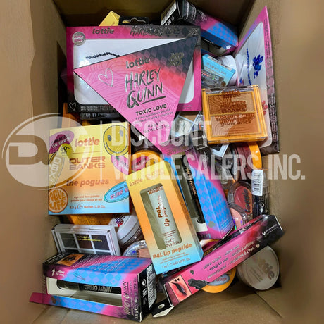 Lottie London Assorted Makeup Collection – Eyeshadows, Liners, Blush, Mascara & More (100 Pcs Lot)