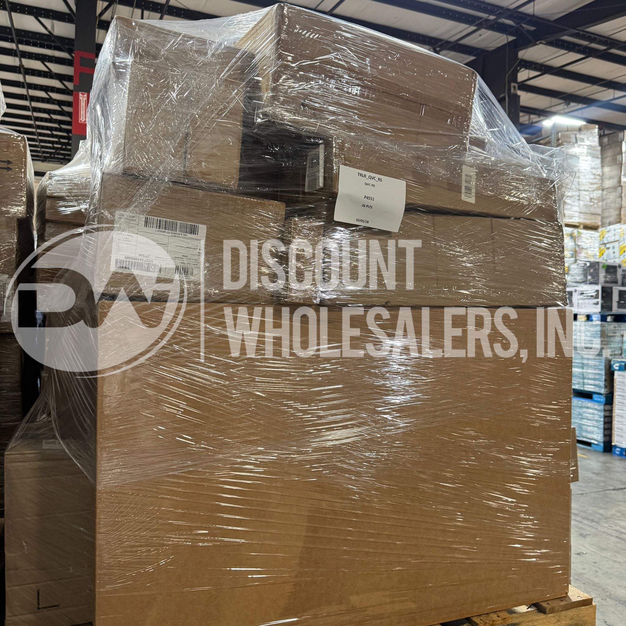 Home Shopping Retail Load Mixed General Merchandise (26 Pallets Per Truck)