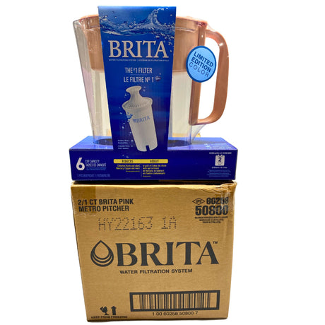 Brita Water Filtration The #1 filter 6 Cup Capacity 1 Itcher 1 Filter Limited Edition Color