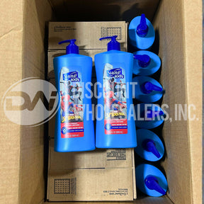Suave Kids Spiderman 3in1 Shampoo Conditioner Body Wash Fresh Spider Sense 28 0z (52 Pcs Lot)