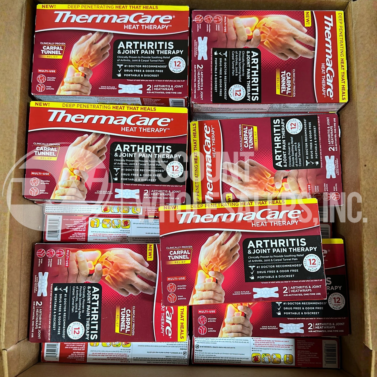 ThermaCare Arthritis Heat Wraps - Targeted Joint Pain Relief for Hands (80 Pcs Lot)