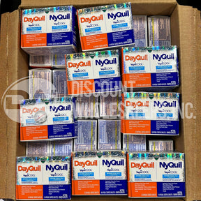 Vicks DayQuil NyQuil Severe Cold Flu Caplets - 48 Count (55 Pcs Lot)