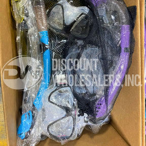 Snorkeling Mix- May Include Full Sets, Combos or Individual Pieces Assorted Colors (500 Pcs Per Pallet)
