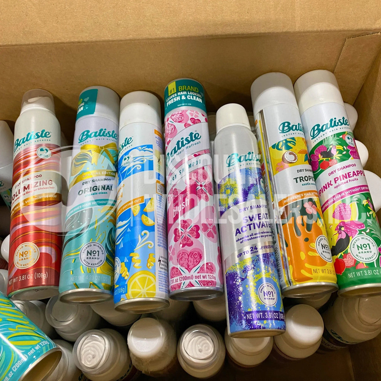 Batiste dry Shampoo Mix Volumizing, Original, Pink Pineapple, Tropical, Floral Different Sizes 