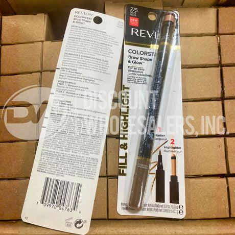 Revlon Colorstay Brow Shape & Glow Fill & Highlight #275 Taupe (48 Pcs Lot)