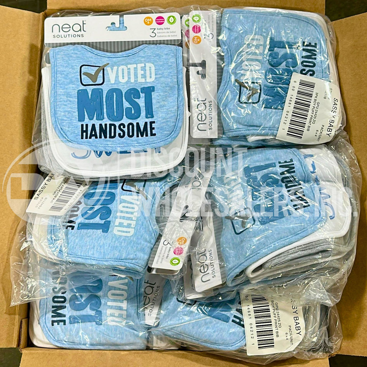 Neat Solutions Baby Bibs (144 Pcs Lot)