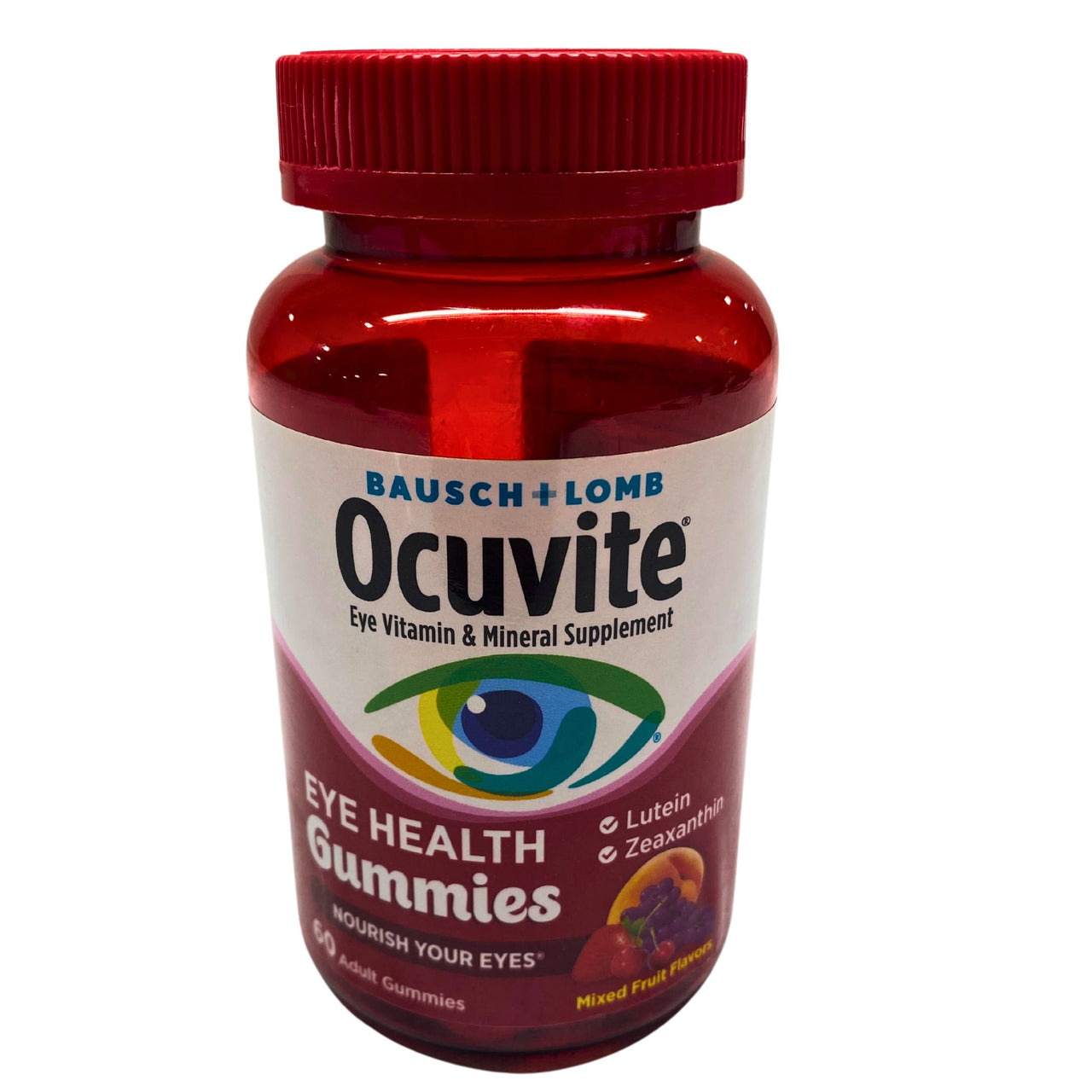 Bausch + Lomb Ocuvite Eye Vitamin 7 Mineral Supplement Eye Health Gummies 