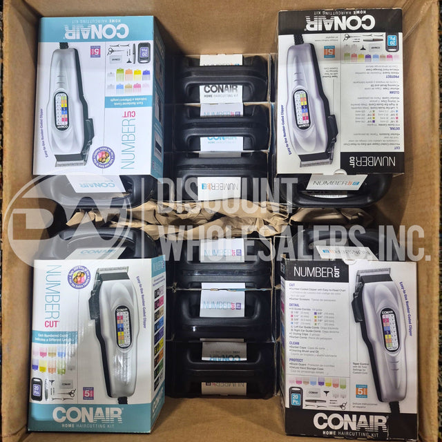 Conair Mens Clipper Haircutting Kit Number 20-Pc Corded Clippers Mix (44 Pcs Lot)