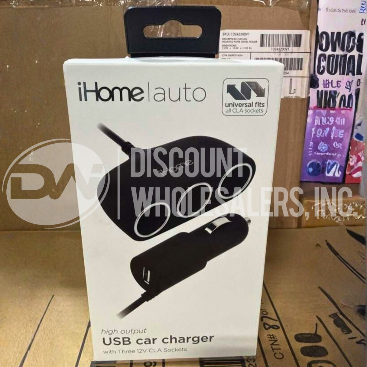 iHome Auto USB Car Charger (48 Pcs Lot)