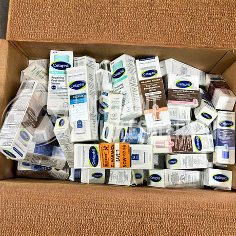 Cetaphil Assorted Day Cream, Repair Balm, Serums and More (70 Pcs Lot)