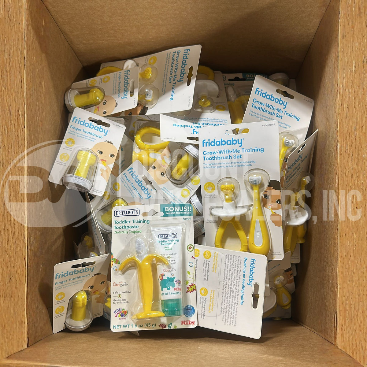 Fridababy Grow With Me Training Toothbrush Set Mix (100 Pcs Lot)