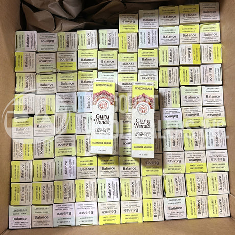 GuruNanda 100% Pure Lemongrass Essential Oil 0.5ml (215 Pcs Lot)