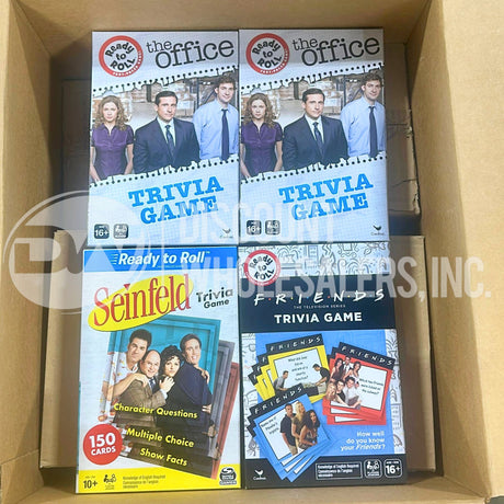 Ready To Roll Television Trivia Game Assorted (60 Pcs Lot)