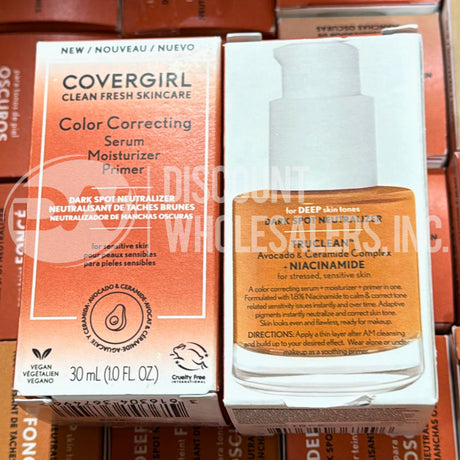 Covergirl Color Correcting Serum Moisturizer Primer 1.0 fl oz. (60 Pcs Lot)