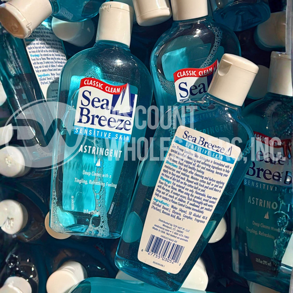 Sea Breeze Classic Clean Sensitive Skin Astringent 10 fl. oz. (60 Pcs Lot)