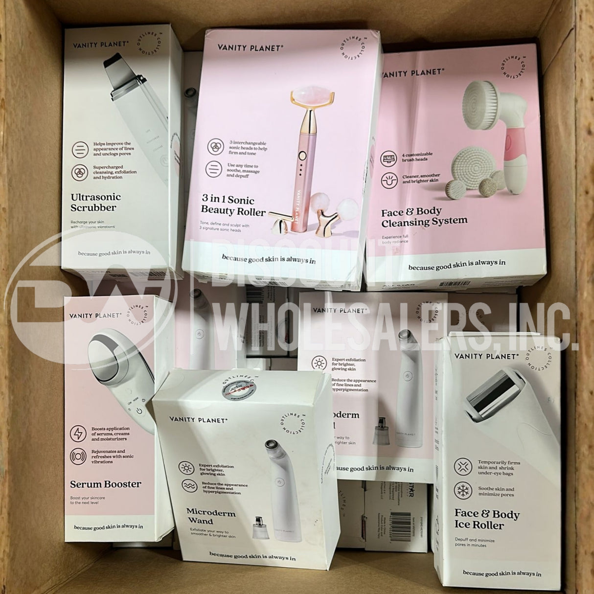 Vanity Planet Assorted Different Sizes (35 Pcs Lot)