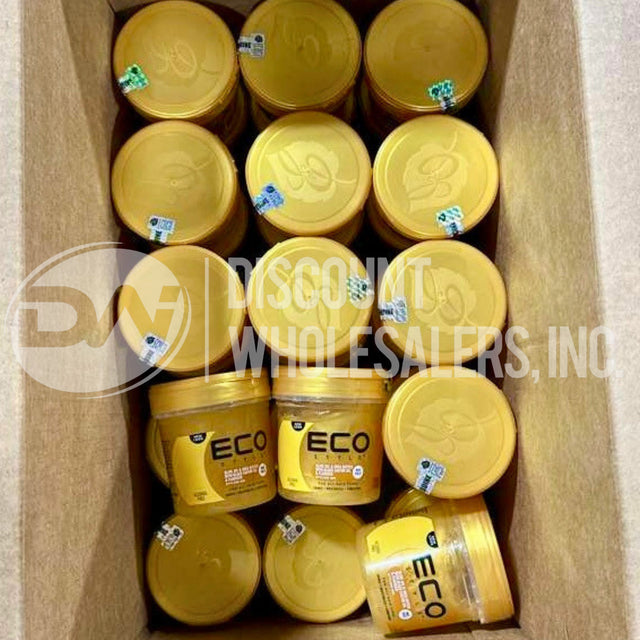 ECO Style Olive Oil & Shea Butter w/Black Castor Oil & Flaxseed Styling Gel 16 oz (100 Pcs Lot)