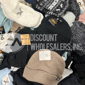 Assorted Winter Gear Accessories Lot Beanies, Hats, Scarves, Socks (100 Pcs Lot)