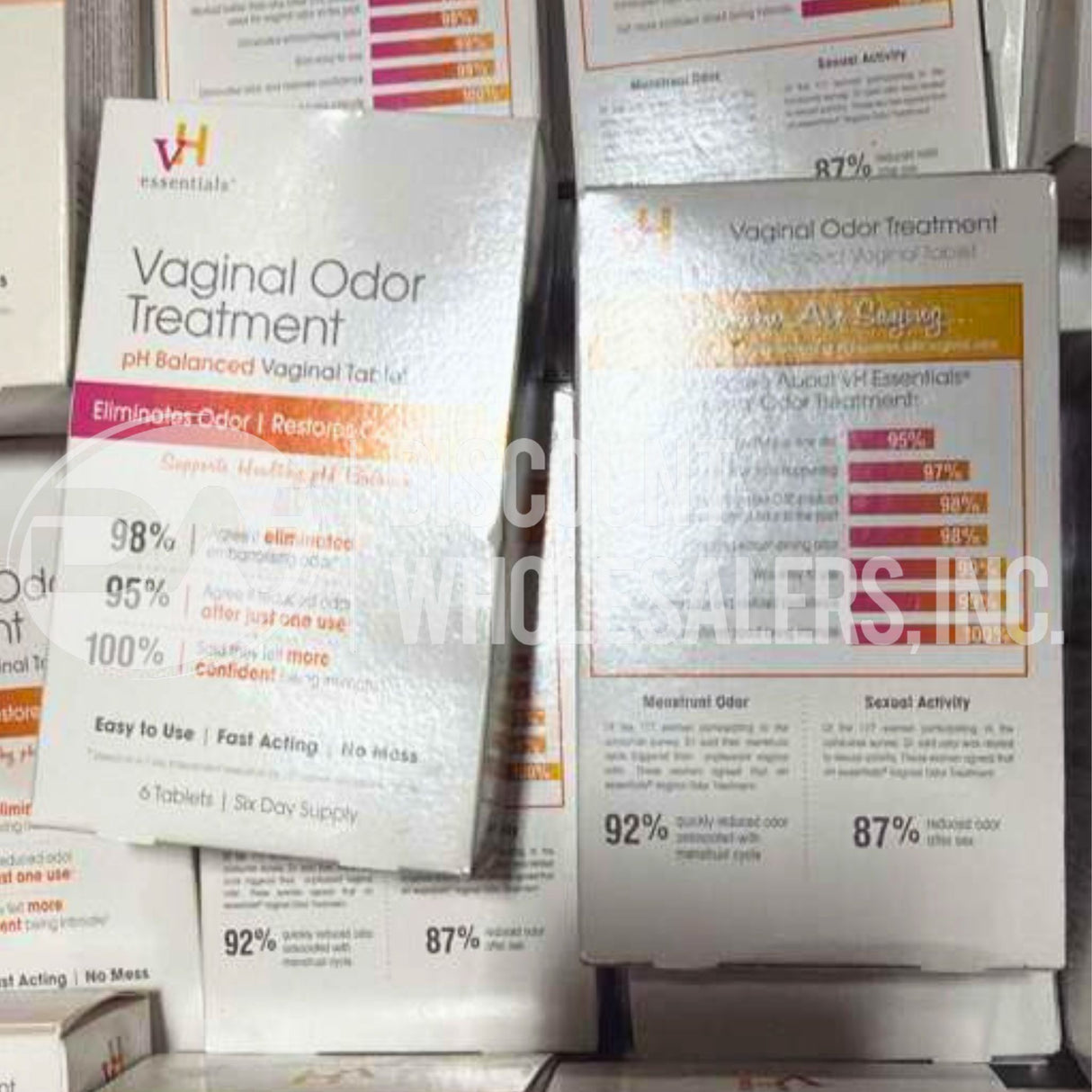VH Essentials Vaginal Odor Treatment Ph Balanced Tablets (50 Pcs Lot)