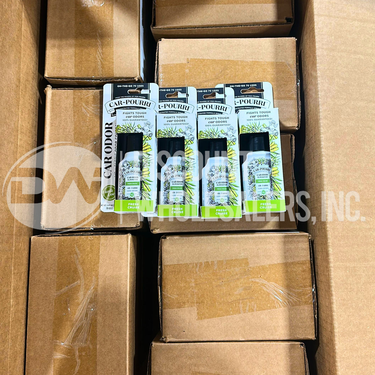 Car-Pourri Fresh Cruise Car Odor Eliminator 1.4 Oz (240 Pcs Lot)