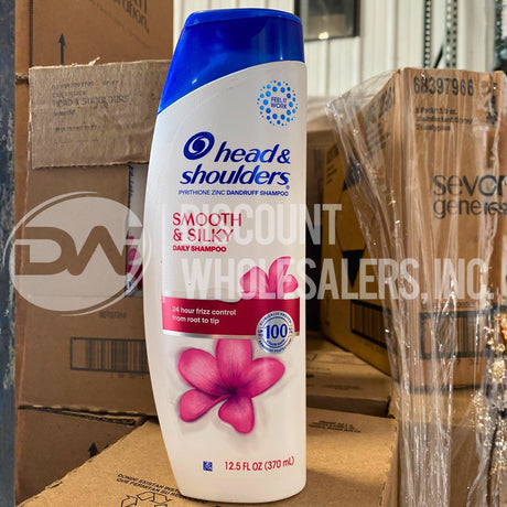 Head & Shoulders Shampoo Smooth & Silky 12.5 Fl Oz (50 Pcs Lot)