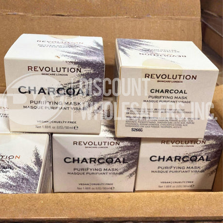 Revolution Charcoal Purifying Mask Vegan 1.69 Fl. Oz (36 Pcs Lot)